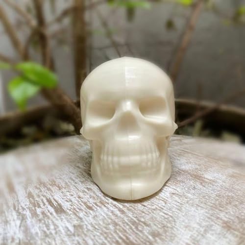 65mm Skull 3-Part Chocolate Mold T7052