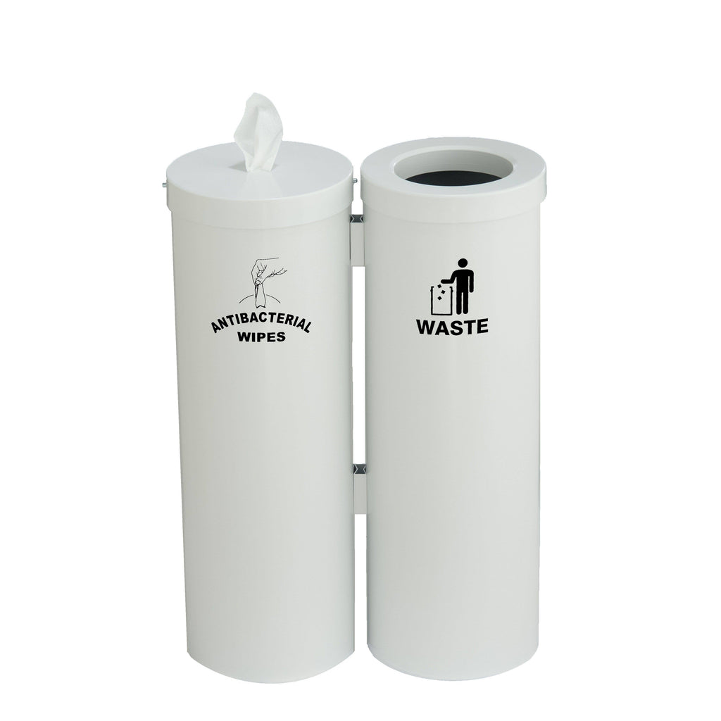 Antibacterial Wipe Dispenser and Garbage Can D352