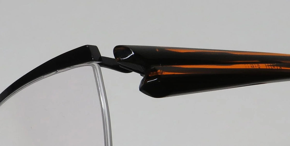 Titanium Half-Rimless Acetate Eyeglass Frame O260602