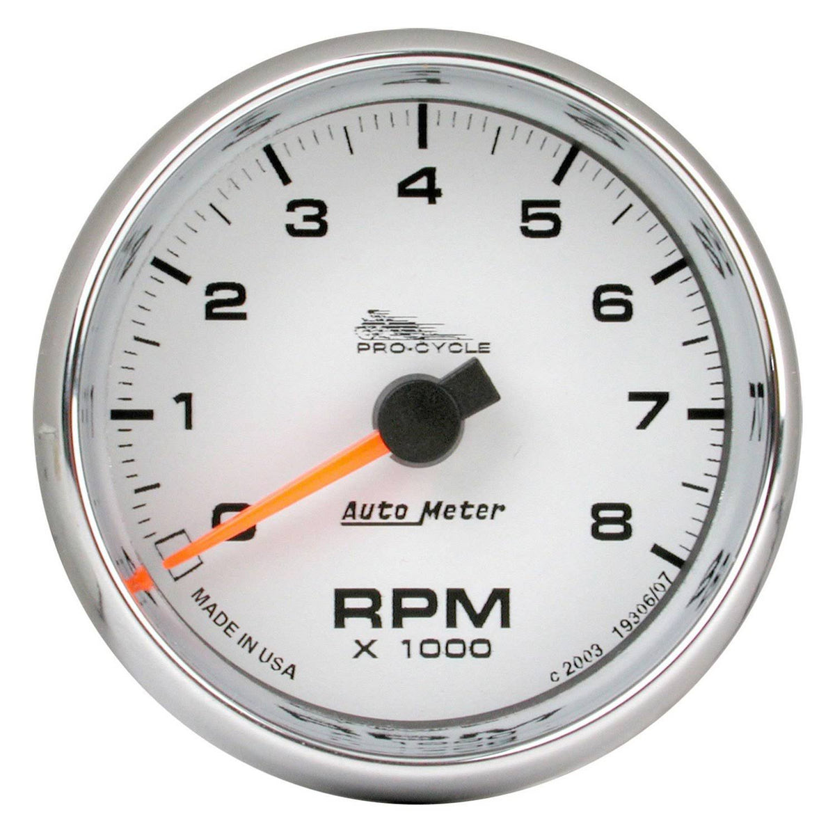 White Tachometer A2435