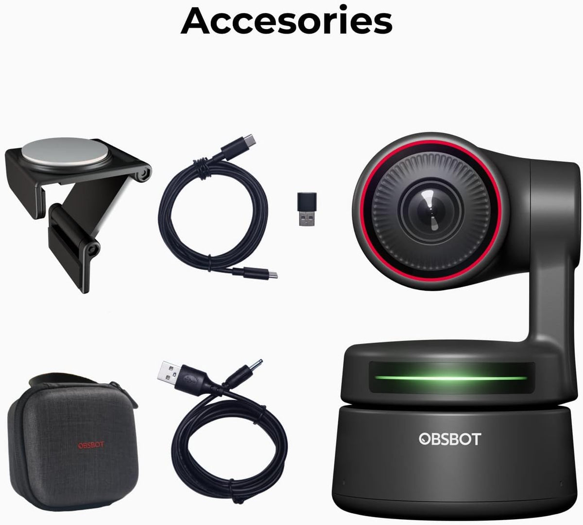 4K PTZ Webcam with Dual Omni-Directional Microphones J961