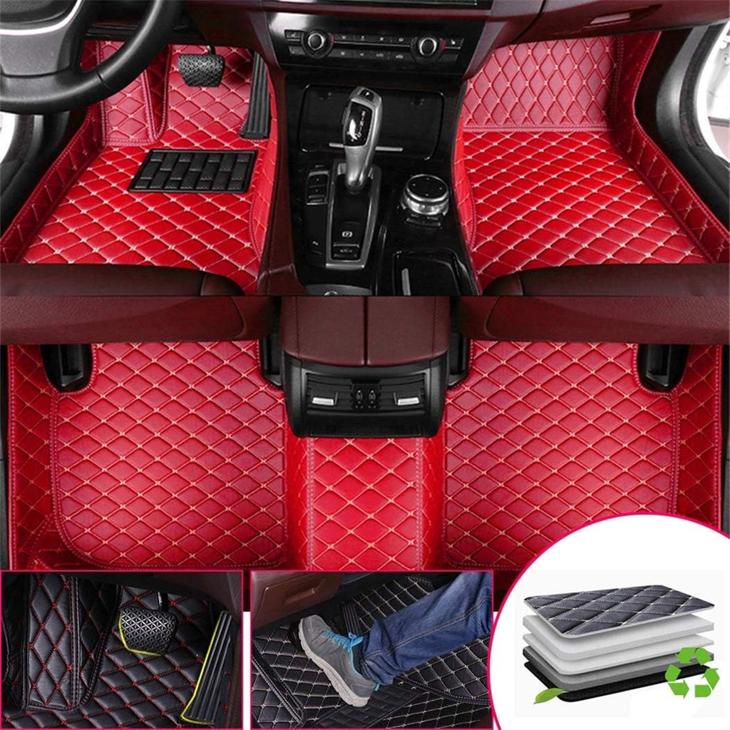 Custom Car Floor Mats for Mini Cooper R56 2door 2007-2013 Black Beige S491098
