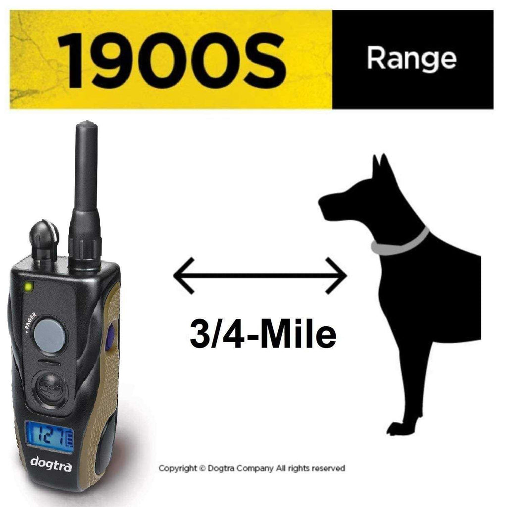 Black 1 Mile Remote Trainer J596