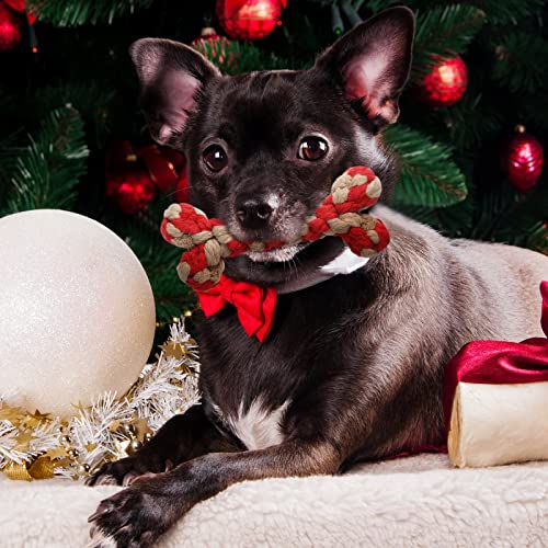 16 Pieces Christmas Dog Rope Toys L3497