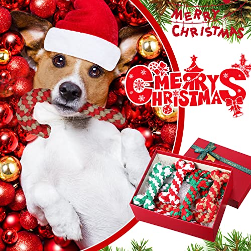 16 Pieces Christmas Dog Rope Toys L3497