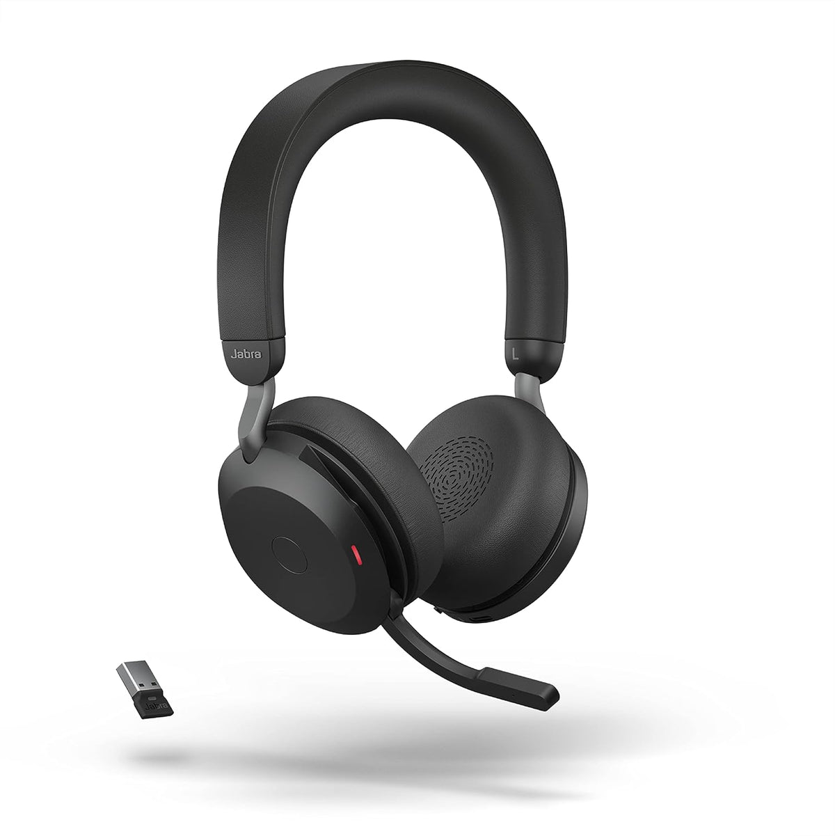 Wireless Headset with Active Noise Cancelling, USB-C Bluetooth Adapter - Black R837