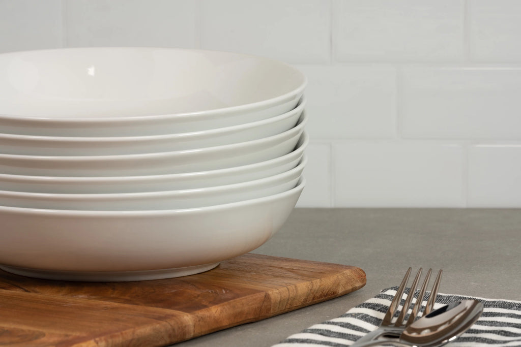White 36 Oz Pasta Dinner Bowl Set of 6 R83567