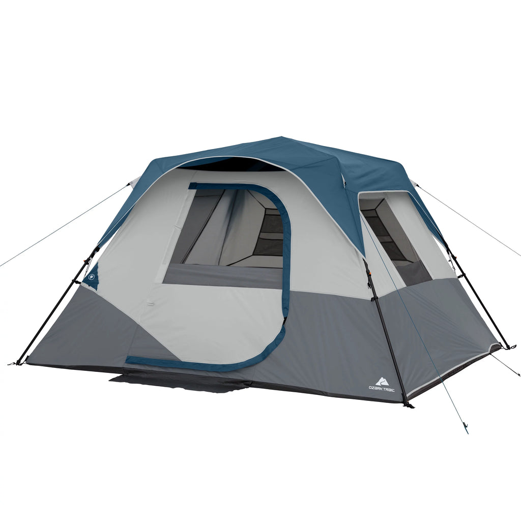 6-Person Instant Cabin Tent with LED Light D466