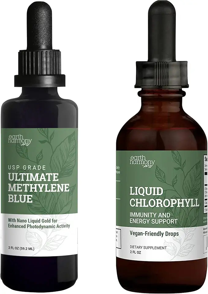 Organic Chlorophyll & Methylene Blue 2 Fl Oz E92090