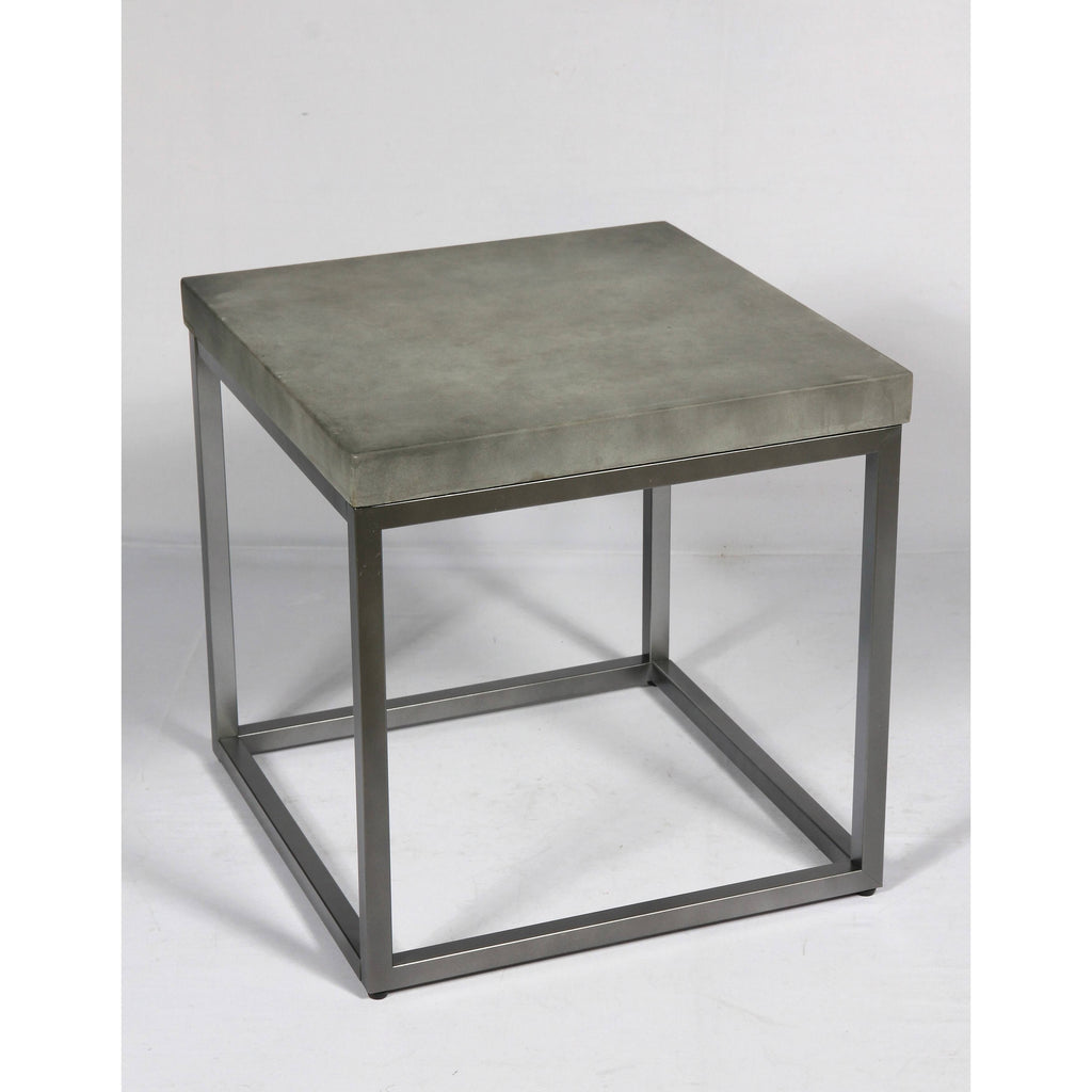 Concrete Finish End Table L971044