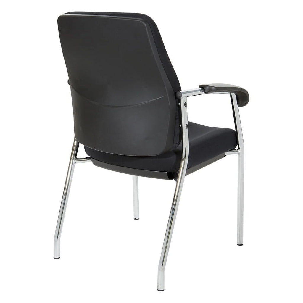 High Back Guest Chair with Chrome Frame D9781