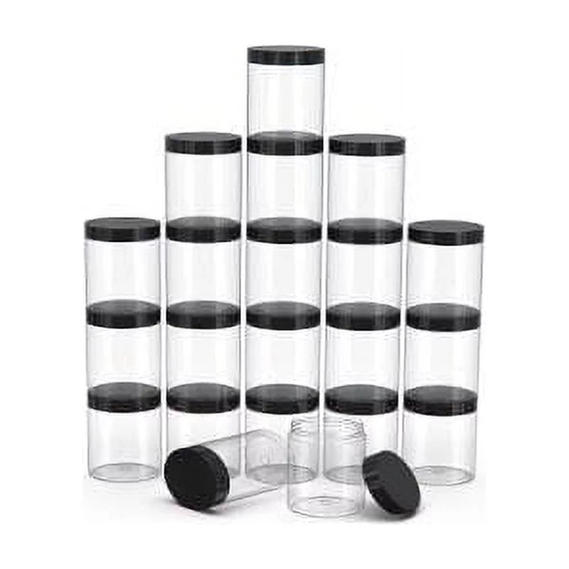 8oz BPA Free Clear Plastic Containers with Lids 30 Pack X92828
