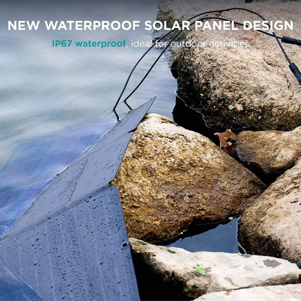60W Portable Foldable Solar Panel with Adjustable Kickstand B188