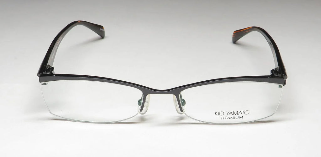 Titanium Half-Rimless Acetate Eyeglass Frame O260602