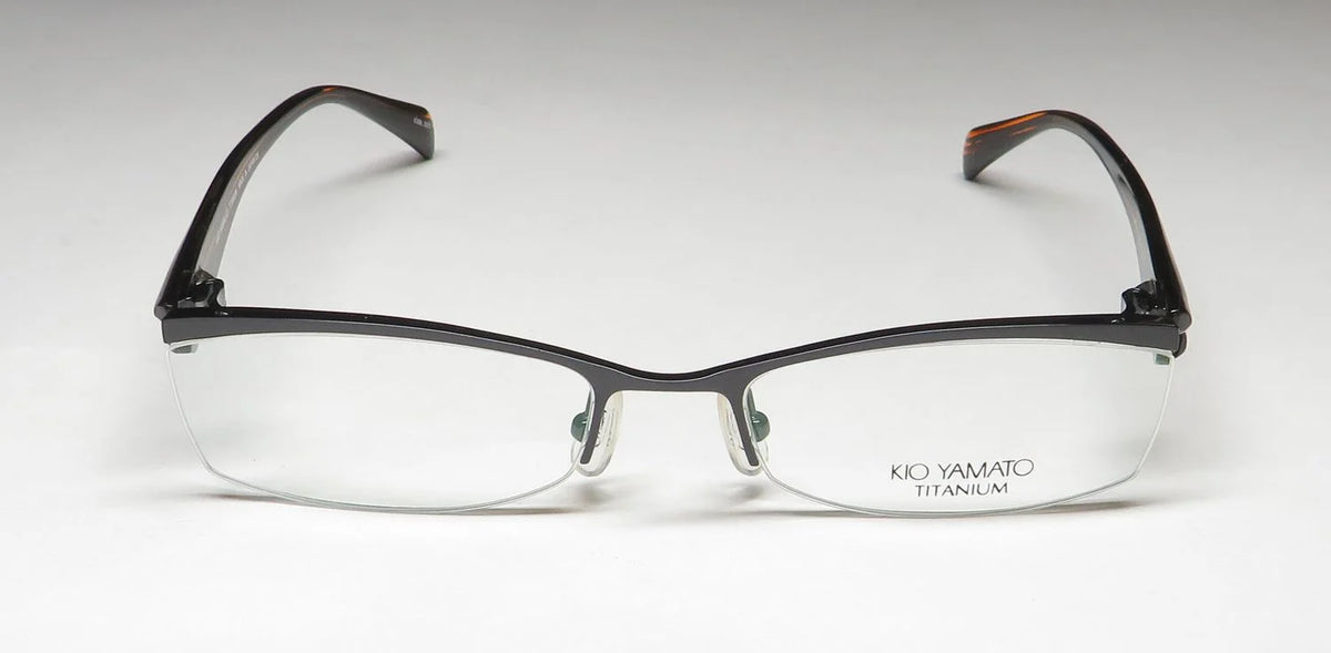 Titanium Half-Rimless Acetate Eyeglass Frame O260602