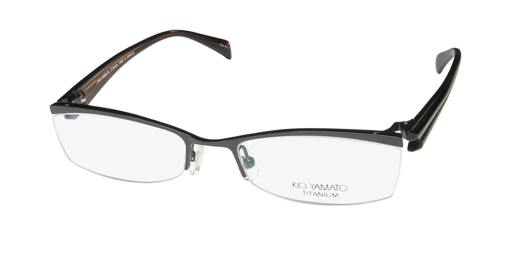 Titanium Half-Rimless Acetate Eyeglass Frame O260602