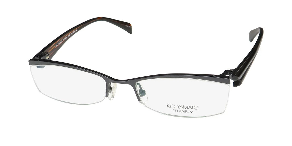 Titanium Half-Rimless Acetate Eyeglass Frame O260602