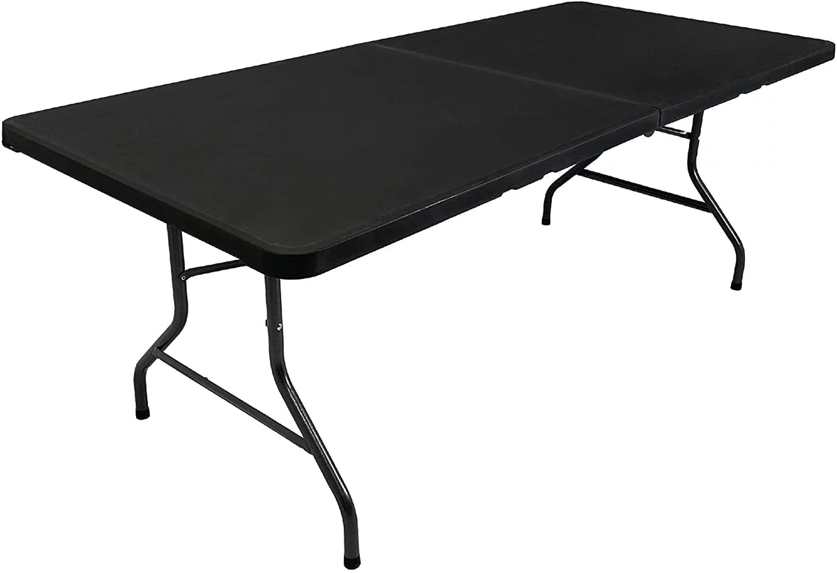 Oversized Black Folding Table 6.5 X 3 M773192
