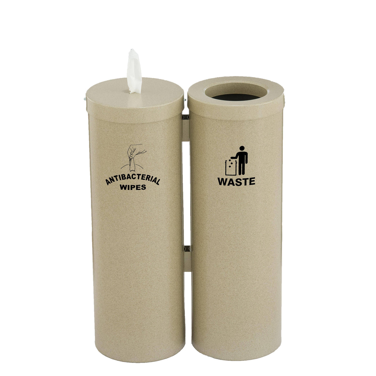 Antibacterial Wipe Dispenser and Garbage Can D352