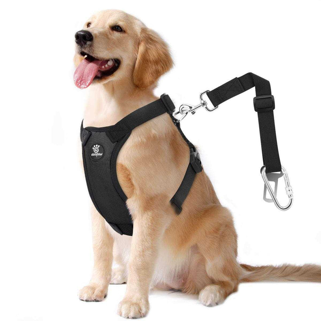 Adjustable Padded Mesh Dog Safety Vest Harness F72791