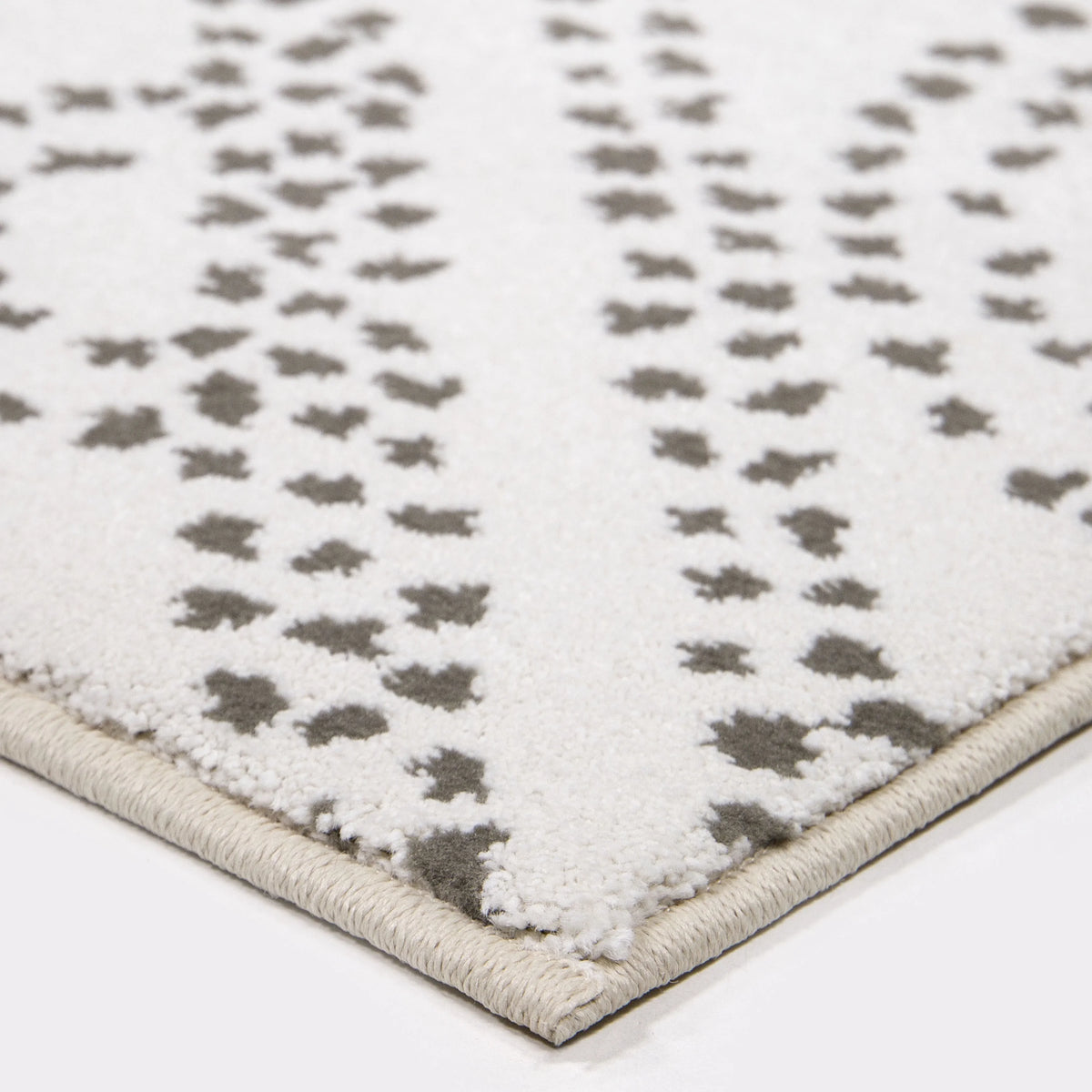 Natural White Bohemian Area Rug C1329
