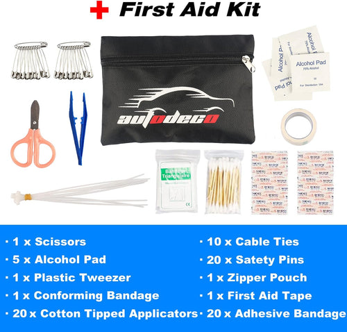 118-Piece Car Roadside Emergency Kit D510