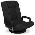 Swivel Gaming Chair 360 Degree Foldable Black/Blue E763946