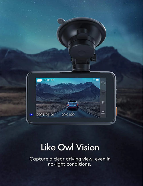 1080P Dash Cam with 3'' IPS Screen Q763060
