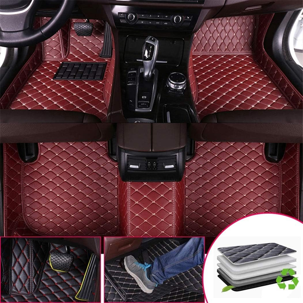 Custom Car Floor Mats for Mini Cooper R56 2door 2007-2013 Black Beige S491098