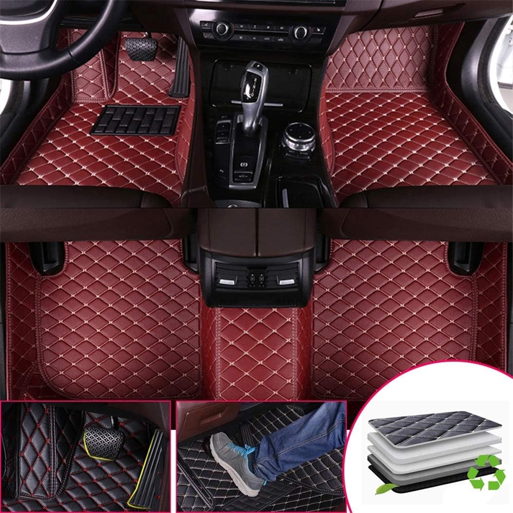 Custom Car Floor Mats for Mini Cooper R56 2door 2007-2013 Black Beige S491098