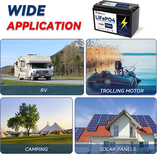 12V 100Ah LiFePO4 Battery I63657