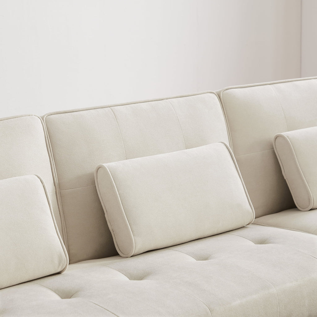 Left Facing L-shaped Convertible Sectional Sofa N603
