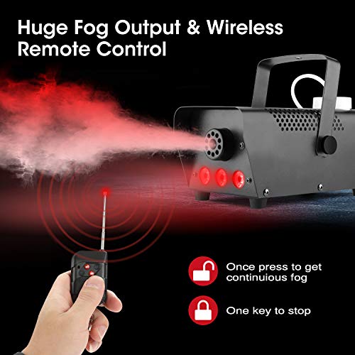 Fog Machine with 12 Colorful LED Lights G538811