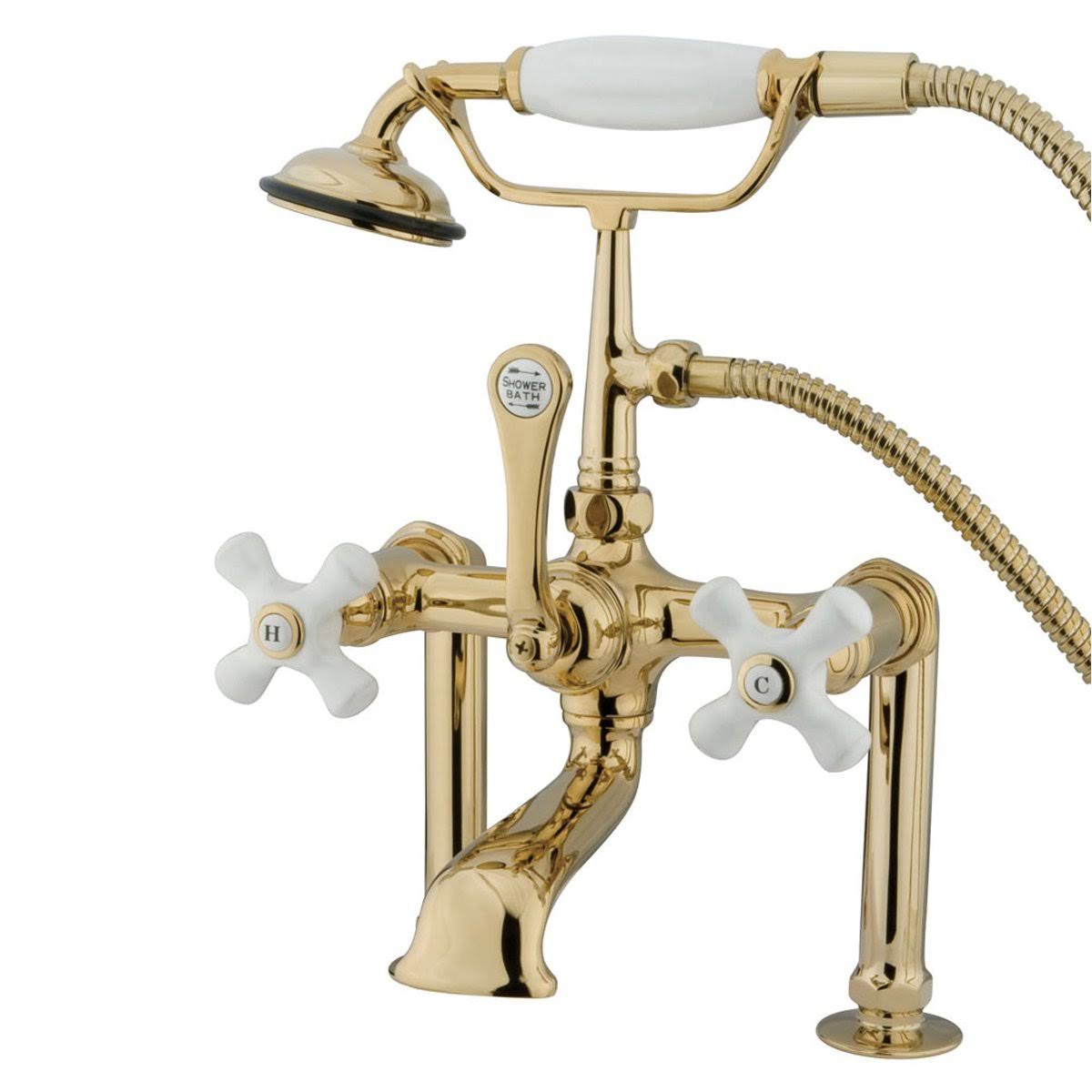 Oil Rubbed Bronze Clawfoot Tub Filler with Hand Shower R564