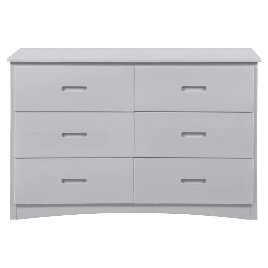 Gray 6 Drawer Wood Dresser H8108