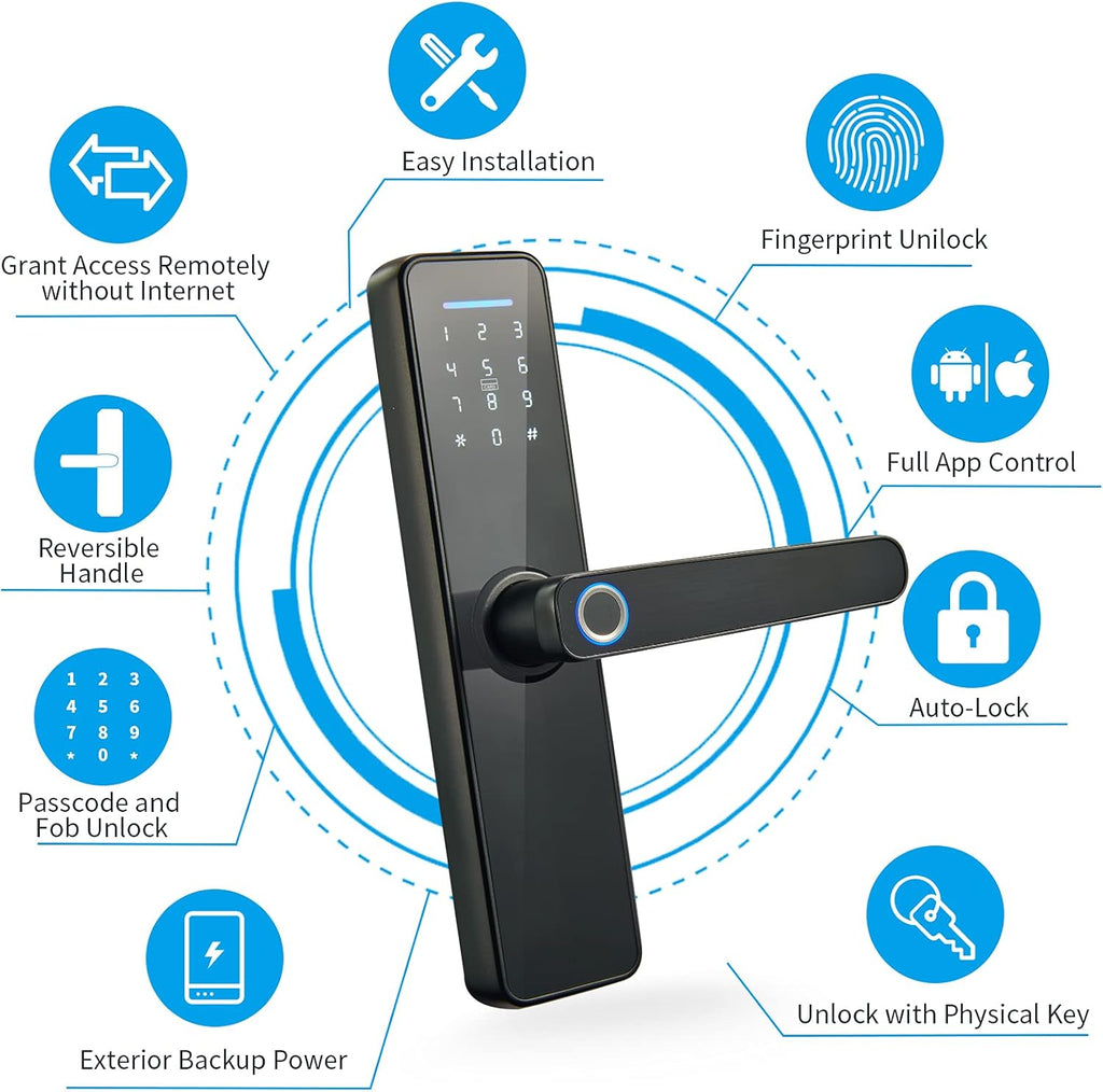 Electronic Door Lock with Keyless Entry Touchscreen Keypad K5511
