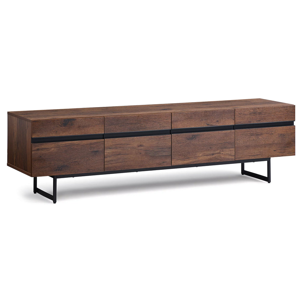 Brown TV Stand with Drawers S6089