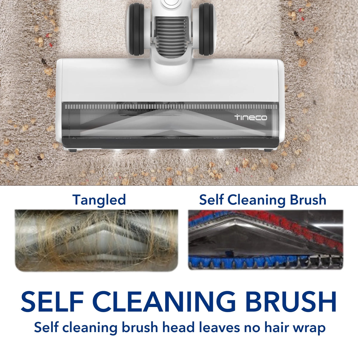Cordless Stick Vacuum Cleaner with ZeroTangle Brush Head R948501