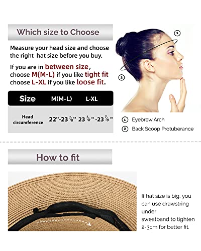 Wide Brim Straw Panama Hat O48120