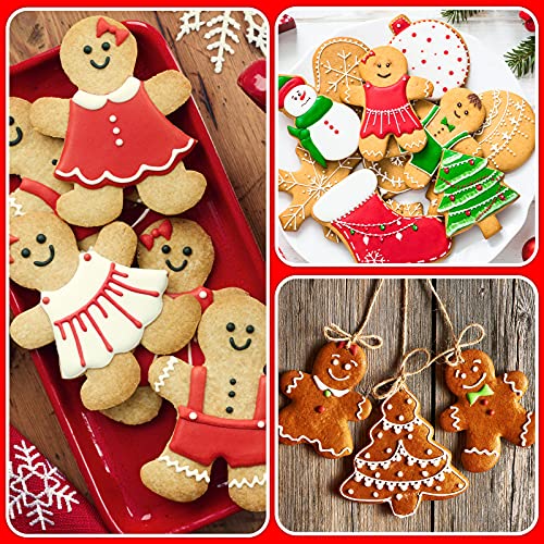 9 Pcs Stainless Steel Gingerbread Cookie Cutters O711008