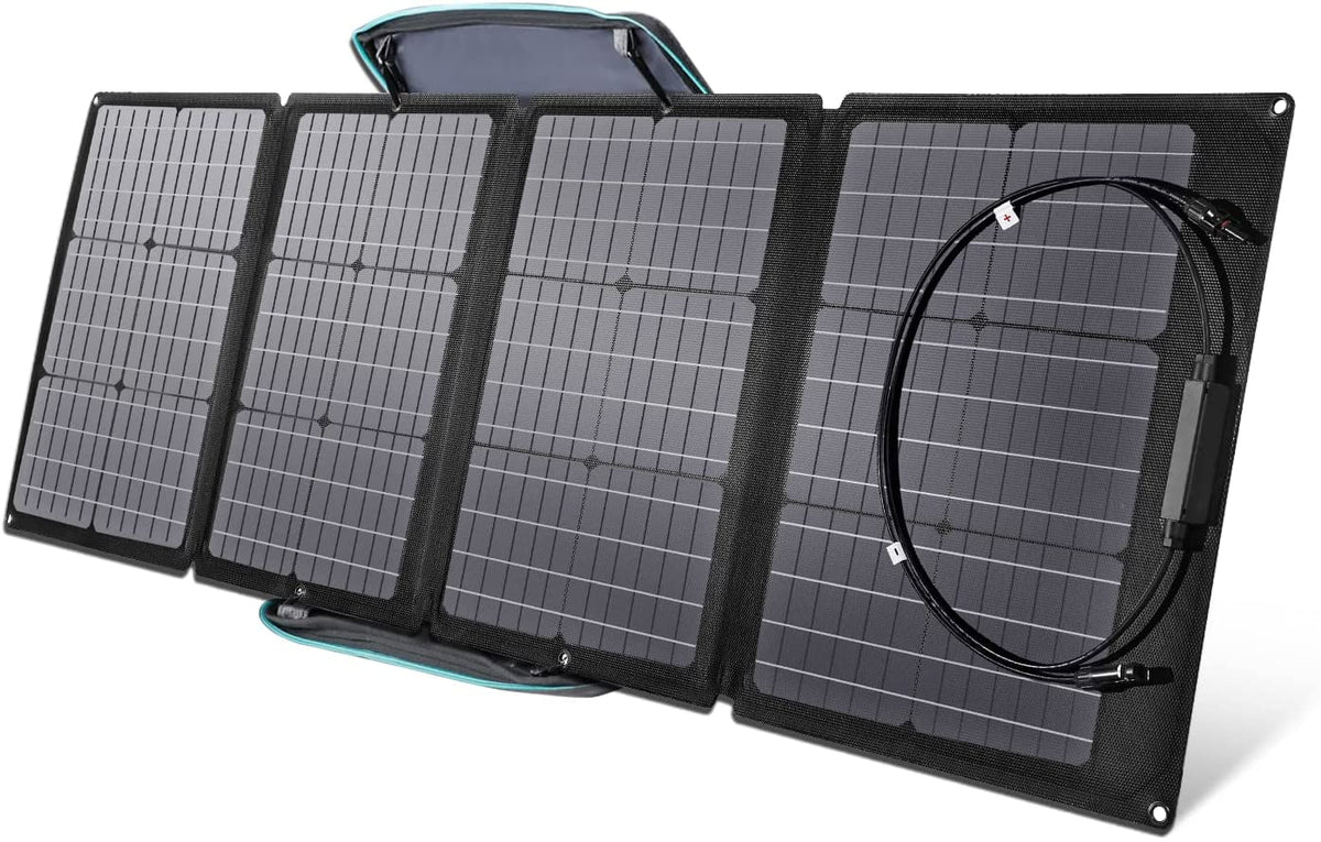 60W Portable Foldable Solar Panel with Adjustable Kickstand B188