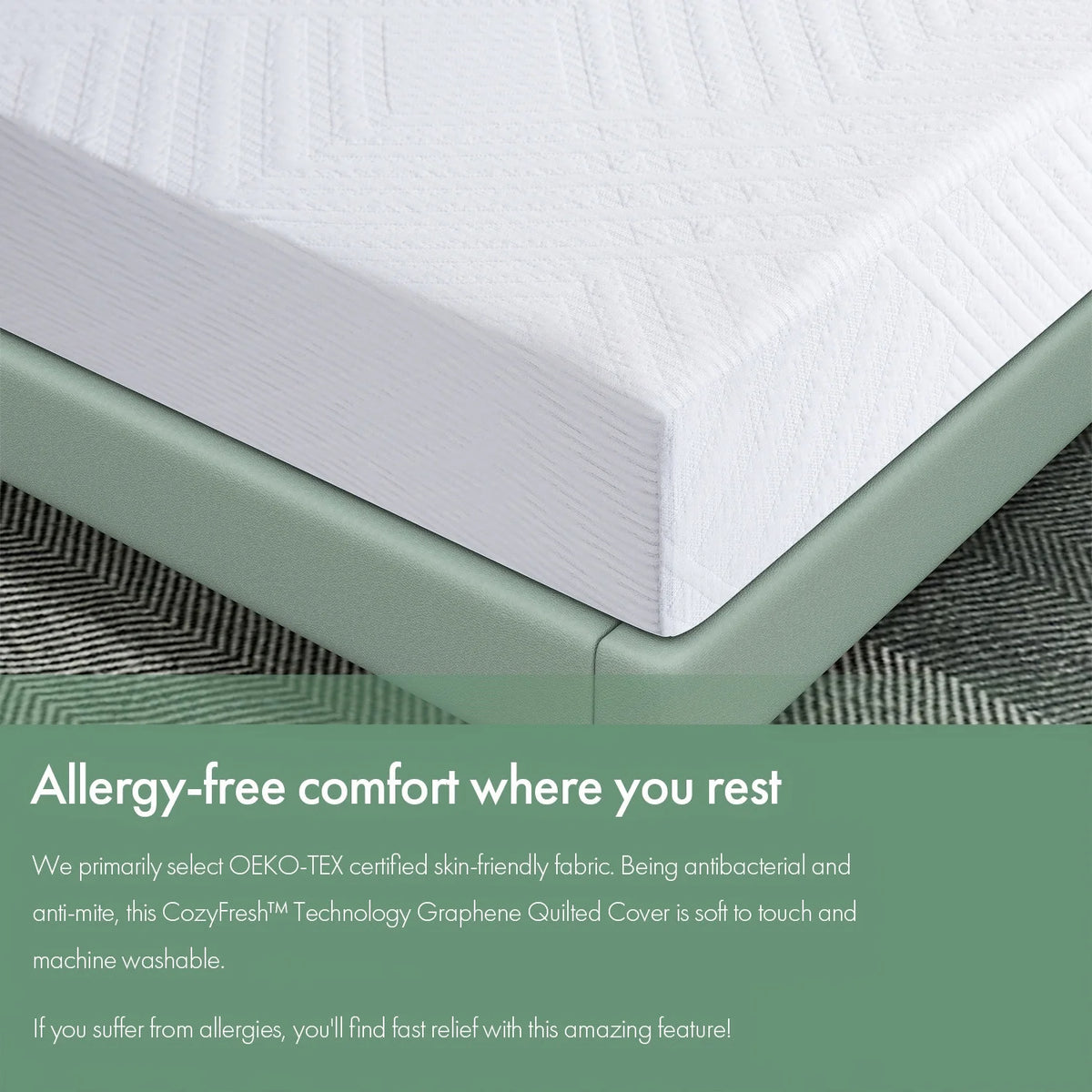 Twin Gel Memory Foam Mattress I608201
