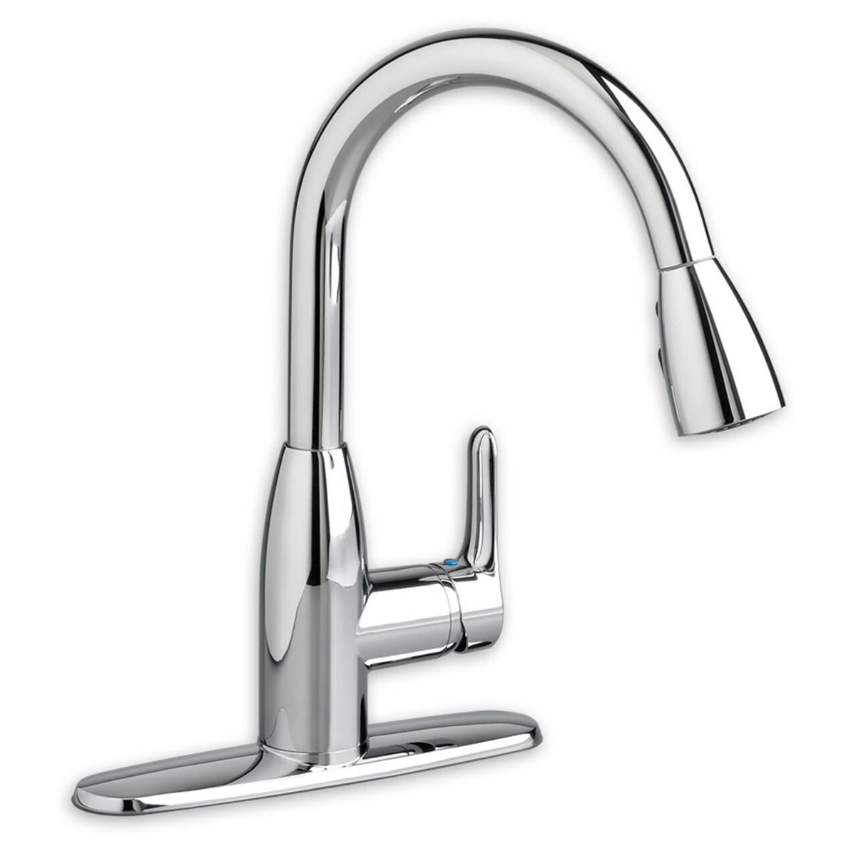 Chrome Single Handle Pull-Down Kitchen Faucet C9101