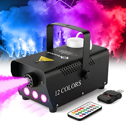 Fog Machine with 12 Colorful LED Lights G538811