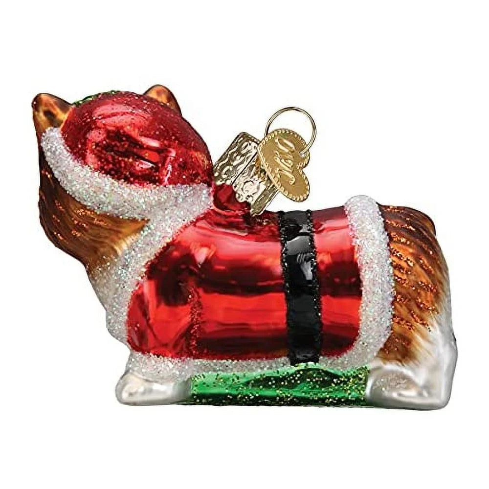 Corgi Puppy Glass Ornament N77031