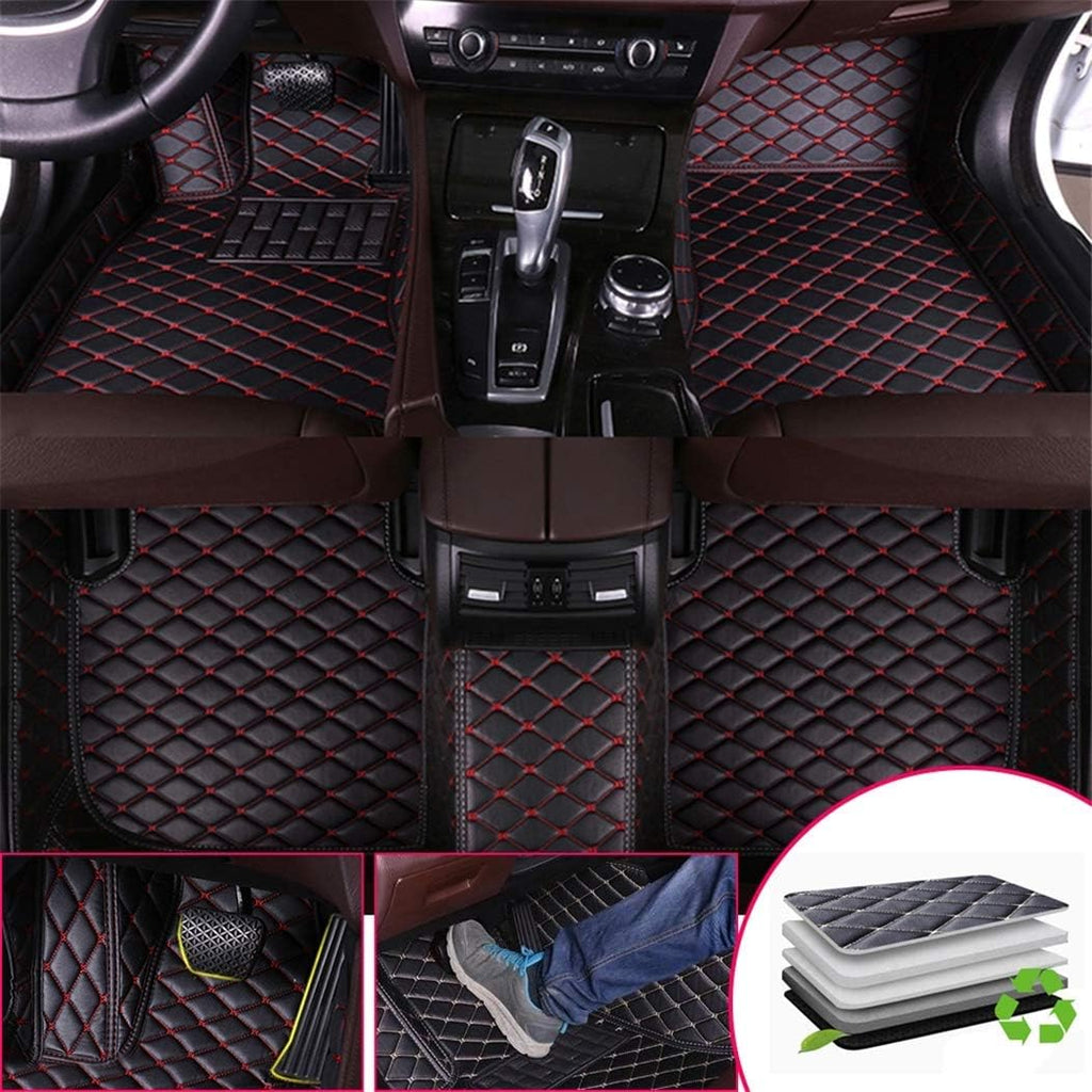 Custom Car Floor Mats for Mini Cooper R56 2door 2007-2013 Black Beige S491098