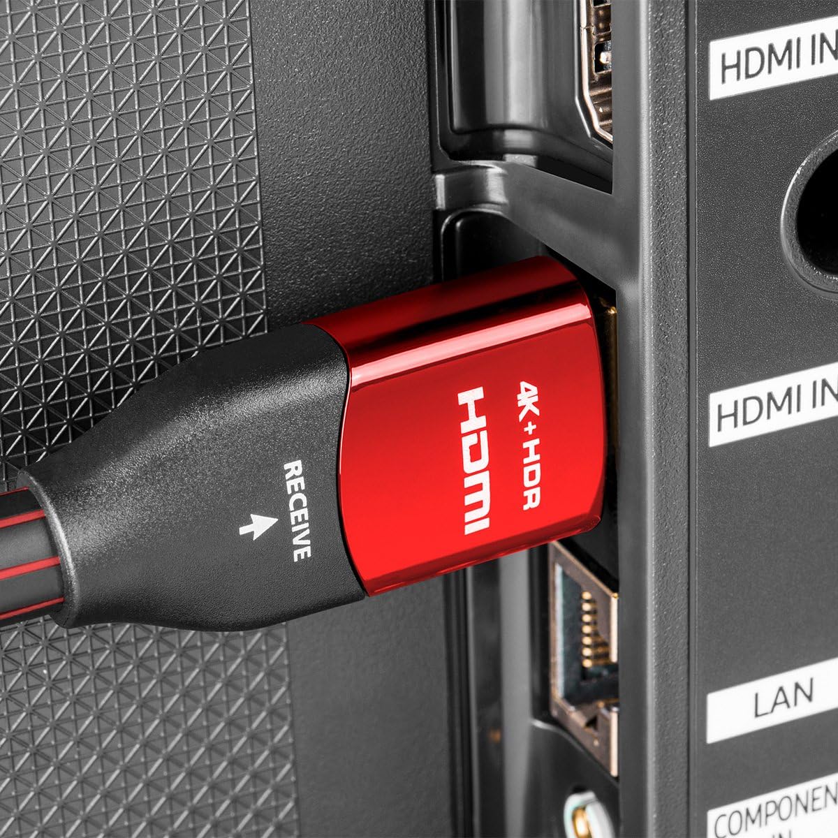 Black/Red 15m Active HDMI Cable with Ethernet T67784
