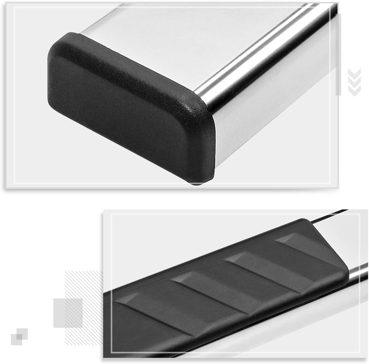 5 Inch Stainless Steel Running Boards Side Steps P708