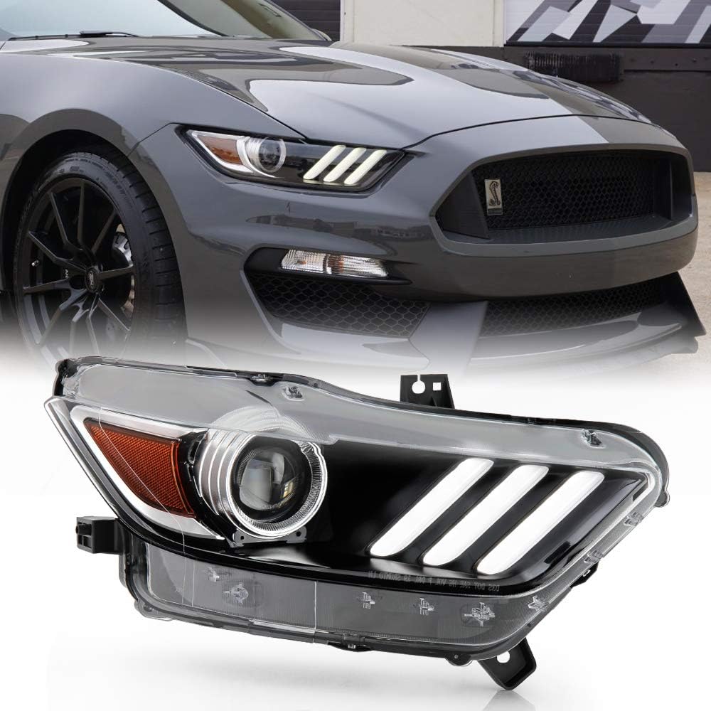 2015-2017 Ford Mustang LED Projector Headlight Assembly Right Passenger Side O624973