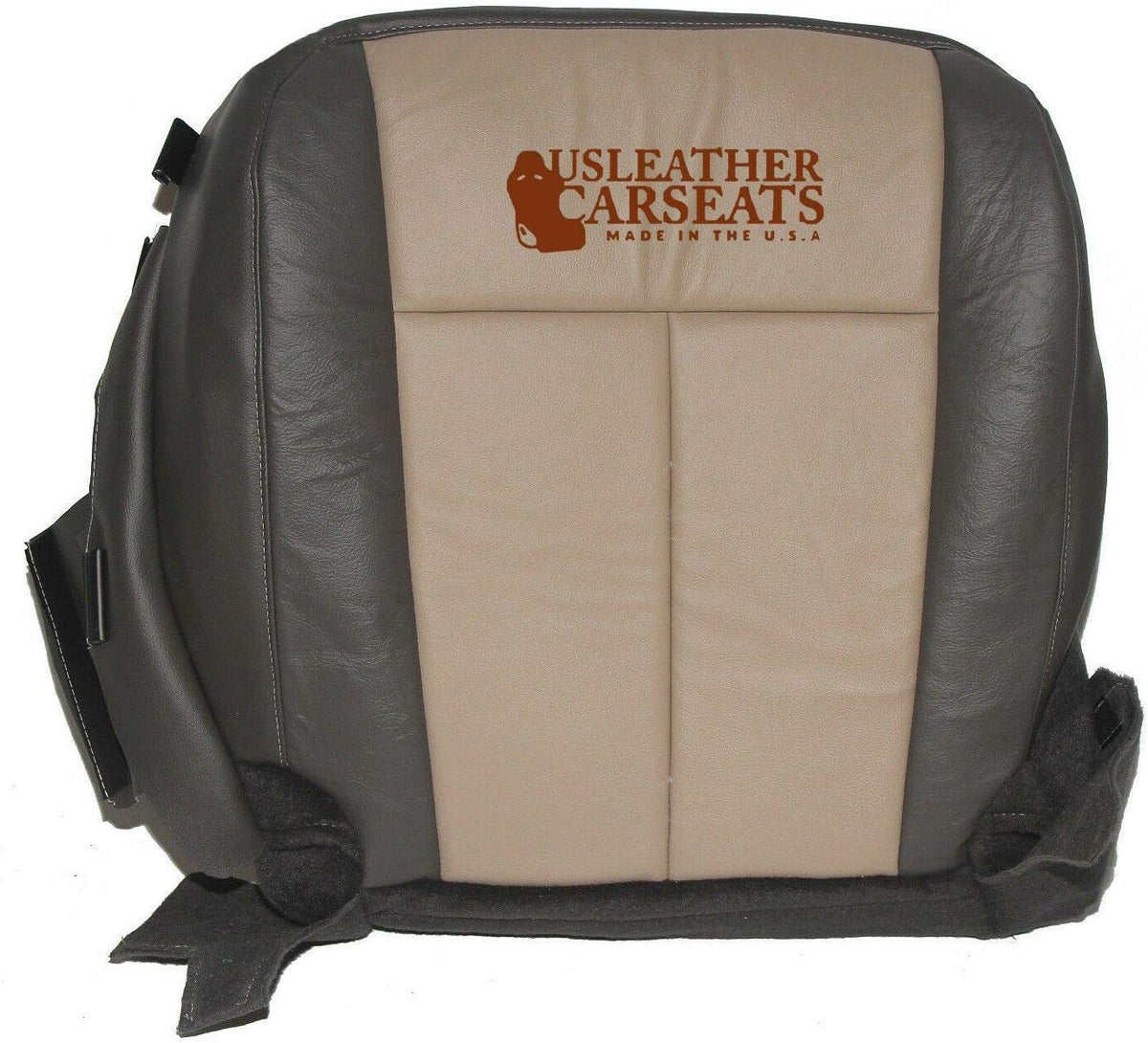 Tan Leather Driver Bottom Seat Cover T6187
